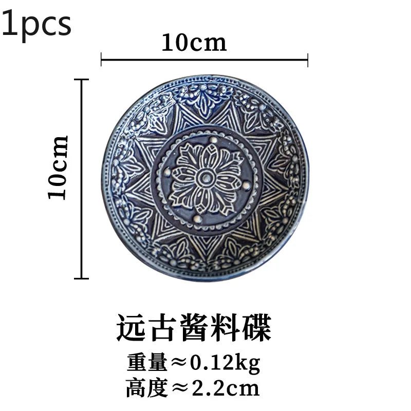 European Style Plates Creative Steak Plates Ceramic Plates Light Luxury High - end Tableware - BELMA